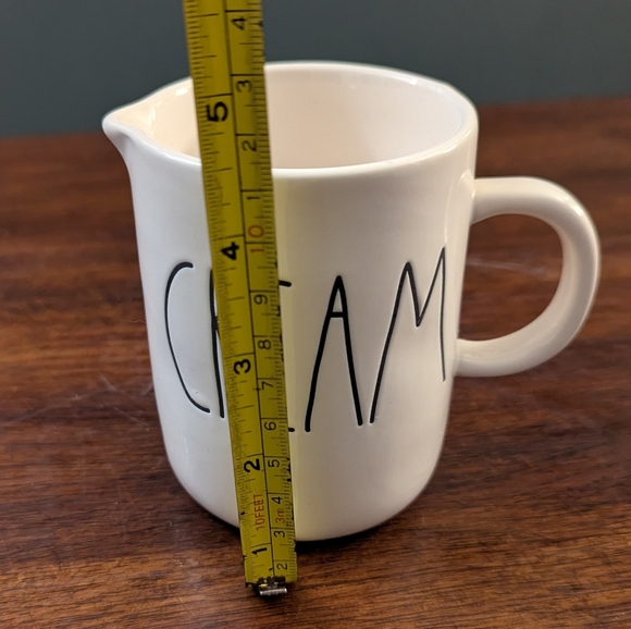 Rae Dunn Cream Ceramic Pitcher EUC - Picture 5 of 6